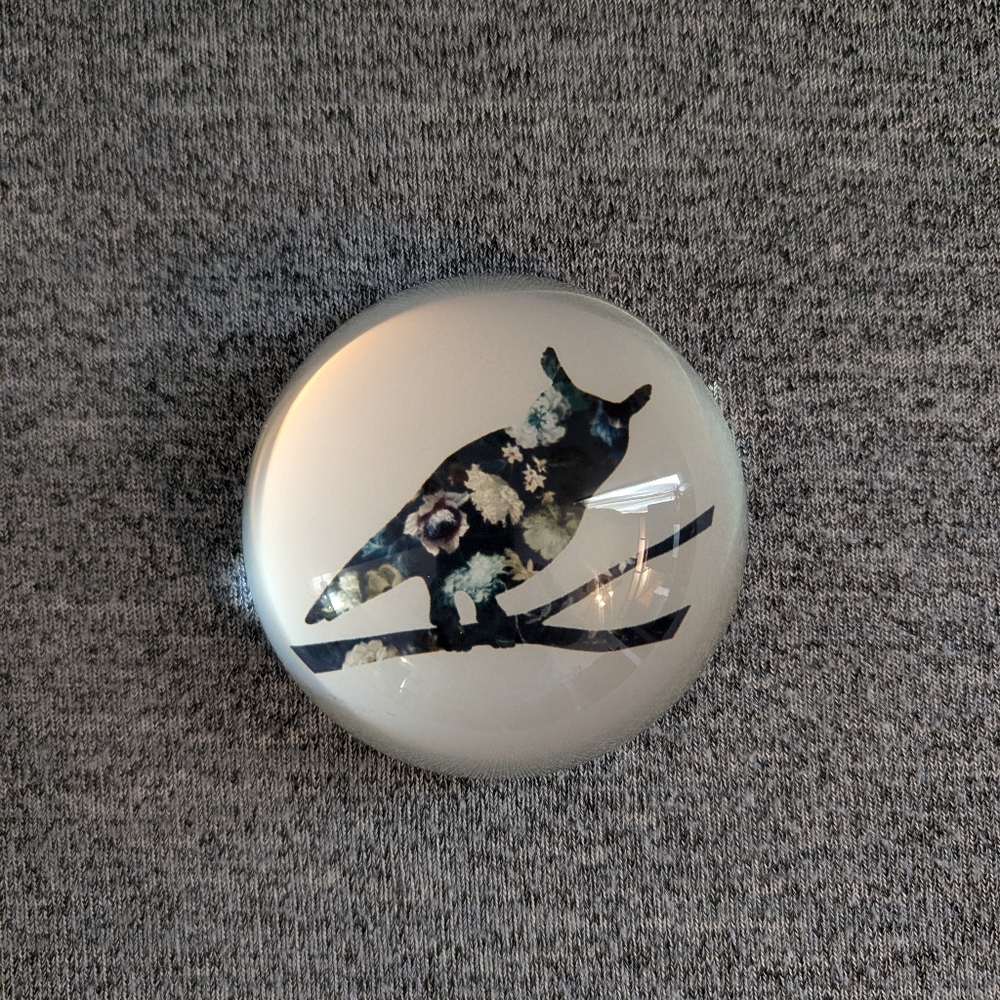 3/$15 | Indigo Chapters, Clear Dome Owl Paperweight